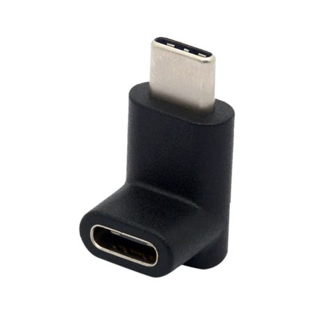 90 Degree Type C Adapter Usb C Male To Female Adapter Upward And Downward Angled Usb C Adaptor