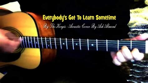 Everybody S Got To Learn Sometime The Korgis Acoustic Guitar Cover