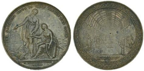 Medal Victoria Irish Industrial Exhibition Bronze Irlande Numista