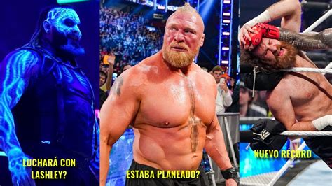 Brock Lesnar Fue Castigado Por Wwe Ya No Luchar Con Bray Wyatt Sami