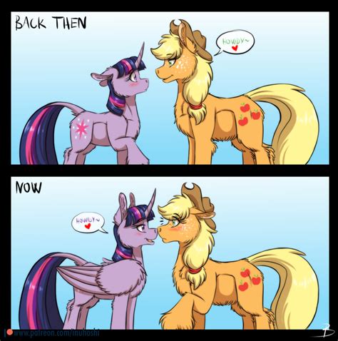 1739927 Safe Artist Inuhoshi To Darkpen Applejack Twilight