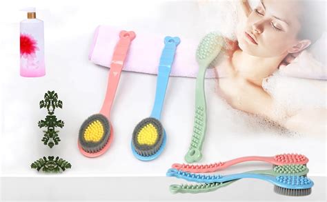 Qicheng Lys Massage Brush Shower Back Scrubber Shower Brush For