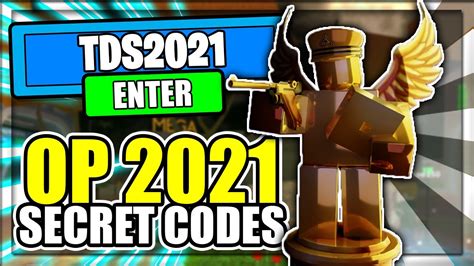 2021 All New Secret Op Codes Tower Defense Simulator Roblox Youtube