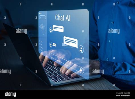 Ai Chat Bot Conversation Using Artificial Intelligence Technology To Answer User Chatbot