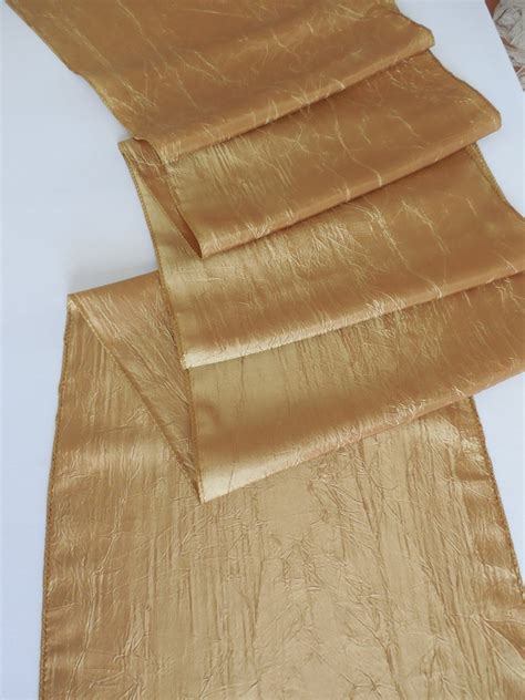 Gold Table Runner Wedding Table Runner By Yourweddingsupply