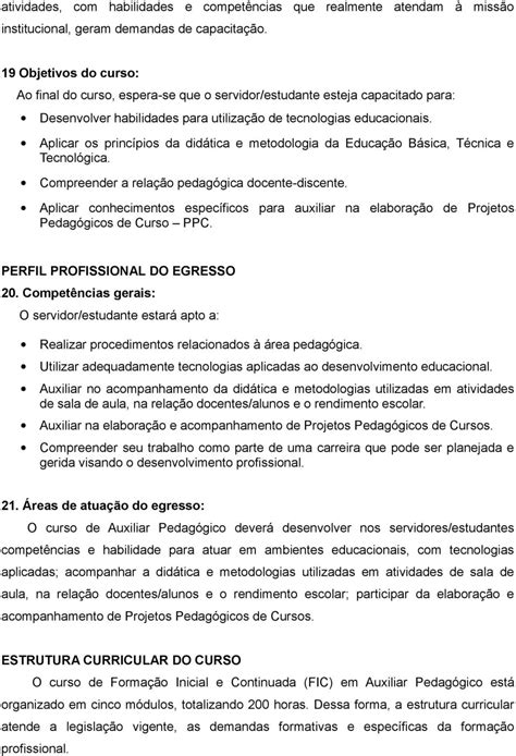 PRONATEC SERVIÇOS PÚBLICOS PROJETO PEDAGÓGICO DE CURSO FIC PRONATEC