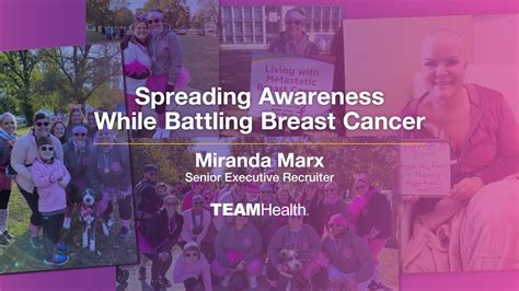 Battling Breast Cancer While Spreading Awareness Miranda Marx Teamhealth Youtube