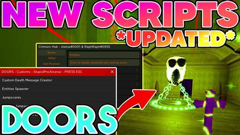 New Roblox Doors Script Hack Auto Win Auto Hide Esp Inf Knobs