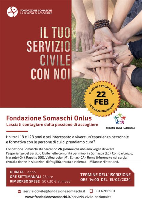 Vivi Il Tuo Servizio Civile In Fondazione Somaschi Fondazione