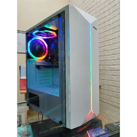 Jual Casing Gaming NYK IMOOGI T50 White Rgb Shopee Indonesia