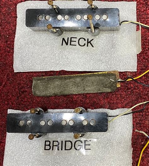 Fender Jazz Bass 1972 Pickups Set Reverb