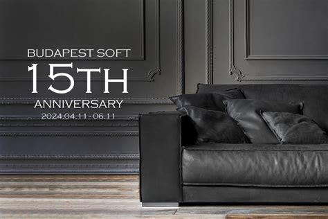 BUDAPEST SOFT 15TH ANNIVERSARY Baxter made in Italy 日本総代理店 オモビト株式会社