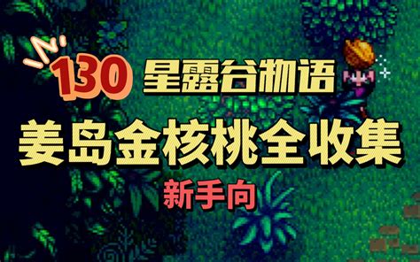 【星露谷物语】新手姜岛130个金核桃全收集详细攻略 哔哩哔哩