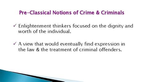 The Early Schools Of Criminology And Modern Counterparts