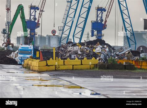 The Remains Of Scrapped Merseyrail Class 507 And Class 508 Trains At Sims Metals Newport South