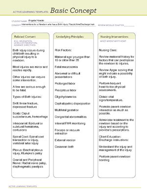 Remediation A Template Prenatal Care Reportable Findings Active