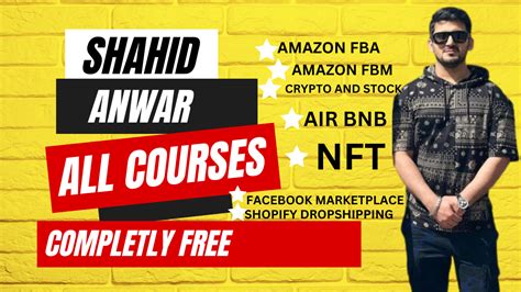 Shahid Anwar Free Course / Shahid Anwar Amazon Course - M J K FREE COURSES