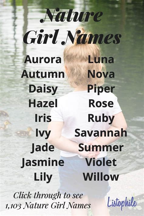 Names Of Nature At Sherry Pica Blog