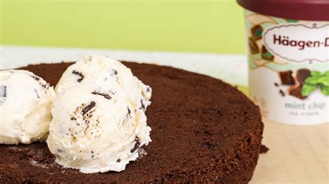 Häagen Dazs® Mint Chip Chocolate Ice Cream Cake Recipes