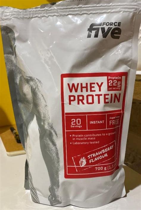 Whey Protein Instant Strawberry Flavour Force Five