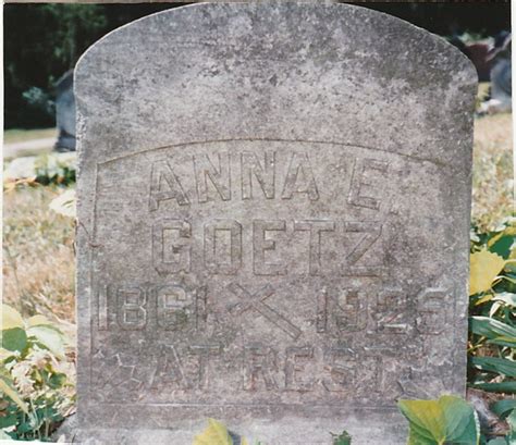 Anna Beckmann Goetz Homenaje De Find A Grave