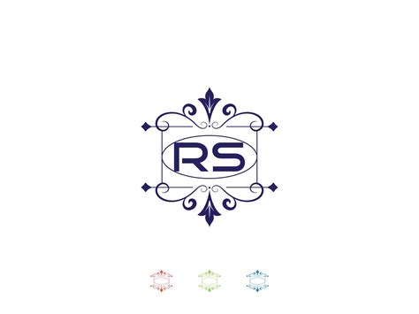 Monogram Rs Luxury Logo, Unique RS Logo Letter Design 17682996 Vector ...