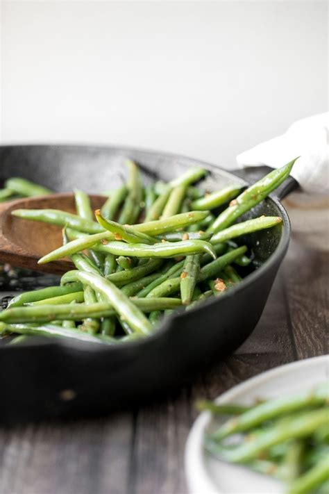 Sautéed Garlic Green Beans Ahead Of Thyme