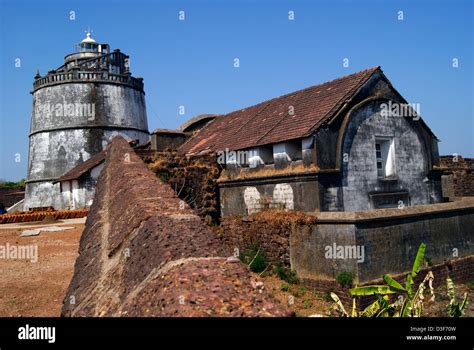 Fort Aguada and Fort Aguada Lighthouse Scenery View at Goa India Stock Photo - Alamy