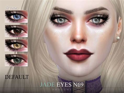 K Pralinesims Jade Eyes N69 Default Jade Eyes Sims 4 Cc Eyes Sims 4