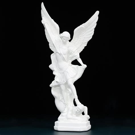 Buy 12 4in White San Miguel Arcangel Statue St Michael Statue Resin