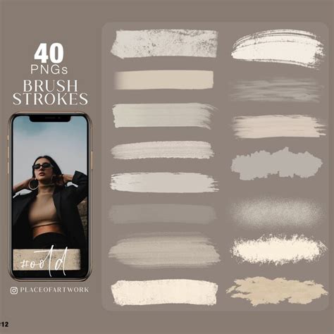 Nude Brush Sticker Etsy