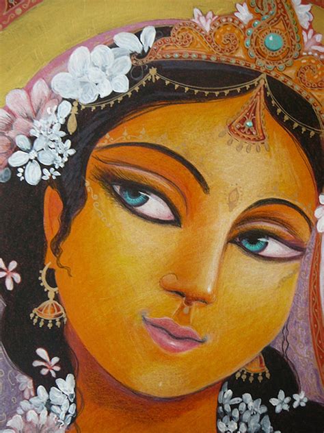 Radha Divine Goddess Art Devotional Art Drawing Radharani - Etsy