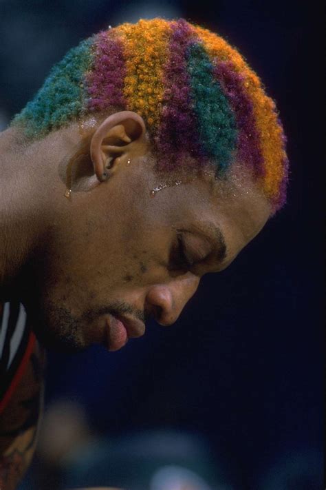 The many hair designs of Dennis Rodman