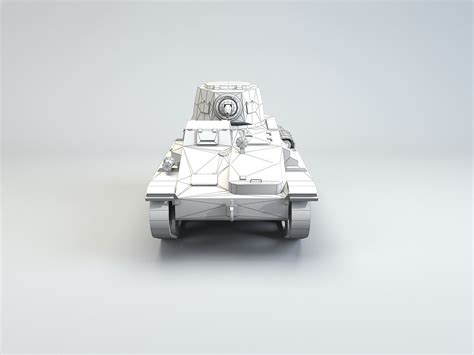 3d Model Low Poly Type 94 Tk Tankette Vr Ar Low Poly Cgtrader