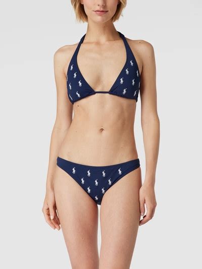 Polo Ralph Lauren Bikini Oberteil Mit Logo Stitching Modell Icons