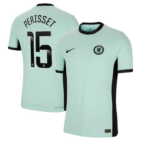 Chelsea Wsl Third Vapor Match Shirt 2023 24 With Perisset 15 Printing