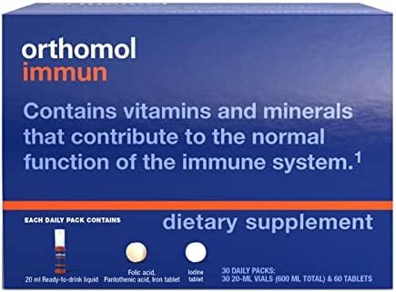 Amazon Orthomol Immun Vial Immune Support Supplement Capsule