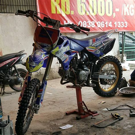 Bebek Modif Jupiter Z Grasstrack Ala Motor Cross Terbaru Keren Motor