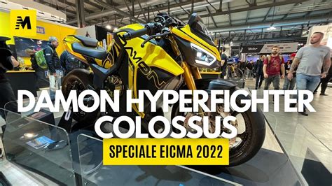 Damon Hyperfighter Colossus EICMA 2022 ENGLISH SUB YouTube