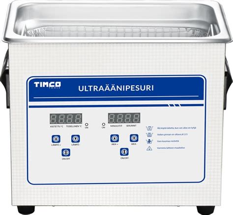 ULTRAÄÄNIPESURI 3 2L INOX Timco Motormarket verkkokauppa