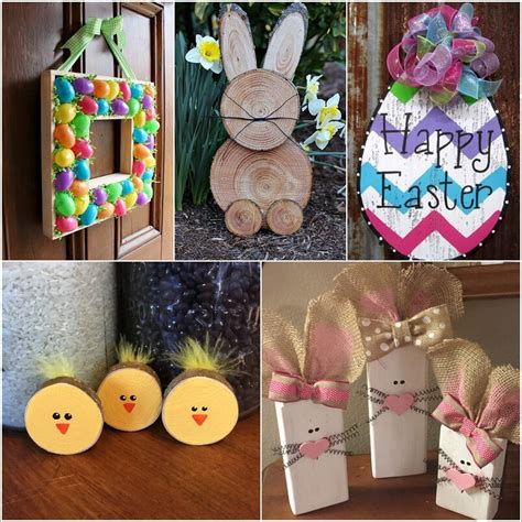 10 Artsy Wood Easter Decorations