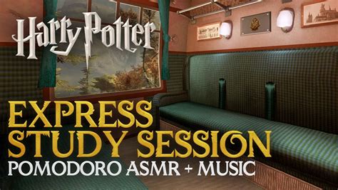 Harry Potter Study Session Hogwarts Express Pomodoro Asmr Music