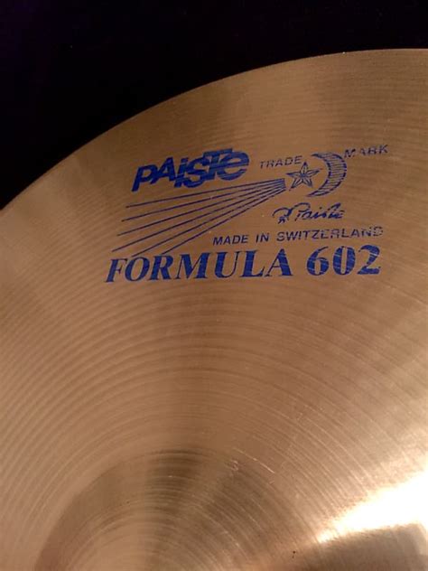 Paiste Formula Blue Label Heavy Crash Reverb