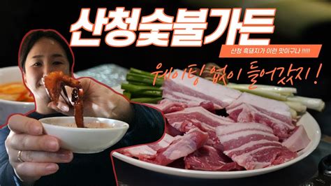 꼭 가야하는 산청숯불가든 흑돼지가 이렇게 맛있을일이야 고초장양념구이도 필수 웨이팅 발산 마곡 맛집 Youtube