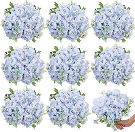 Amazon Hanaive 200 Pcs Artificial Peony Flowers 40 Bunches Fake