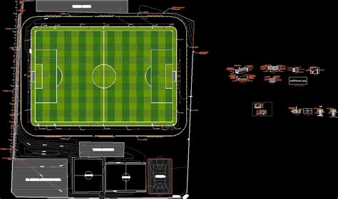 Stadium And Details Dwg Detail For Autocad • Designs Cad