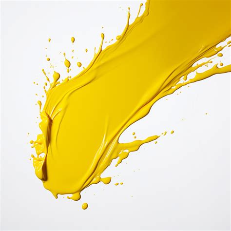 Yellow Paint Splash Hd Transparent Yellow Paint Splash Element Paint