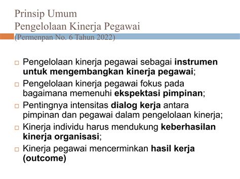 Implementasi Pengelolaan Kinerja Pegawai Penyusunan Skp Tahun 2023 Pptx