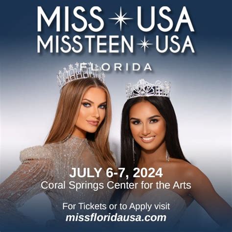 Miss Florida Usa 2024 And Miss Florida Teen Usa 2024 Coral Springs