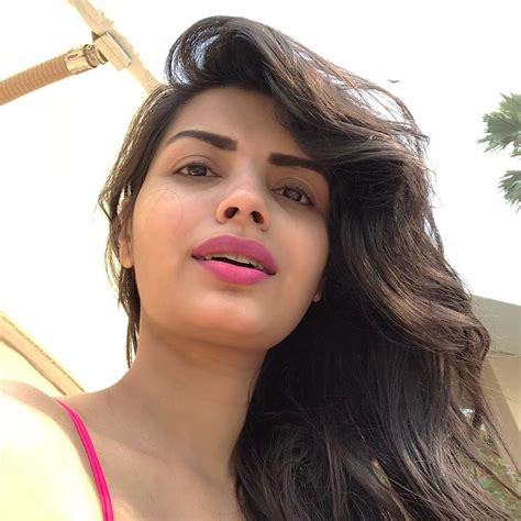 Sonali Raut Pool Side Pink Bikini